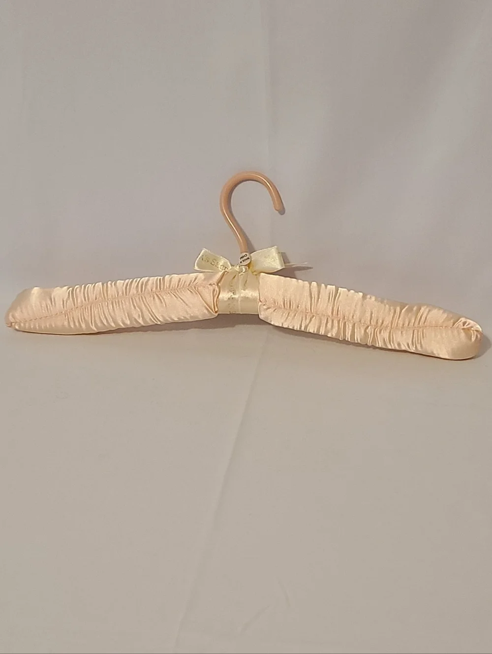 Victoria's Secret Peach-ish Color Fabric Stuffed Hangers Set Of 4